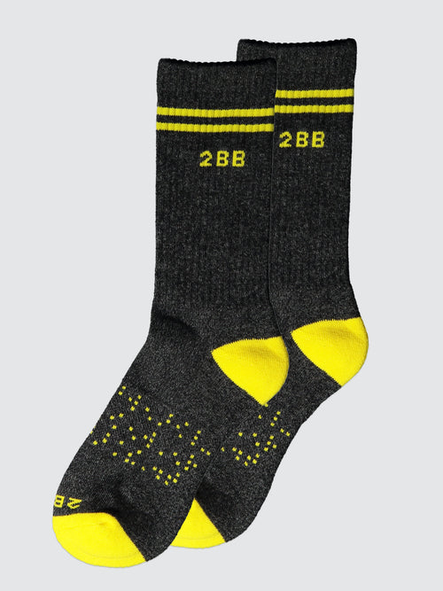 Yellow Calf Sock in Yellow