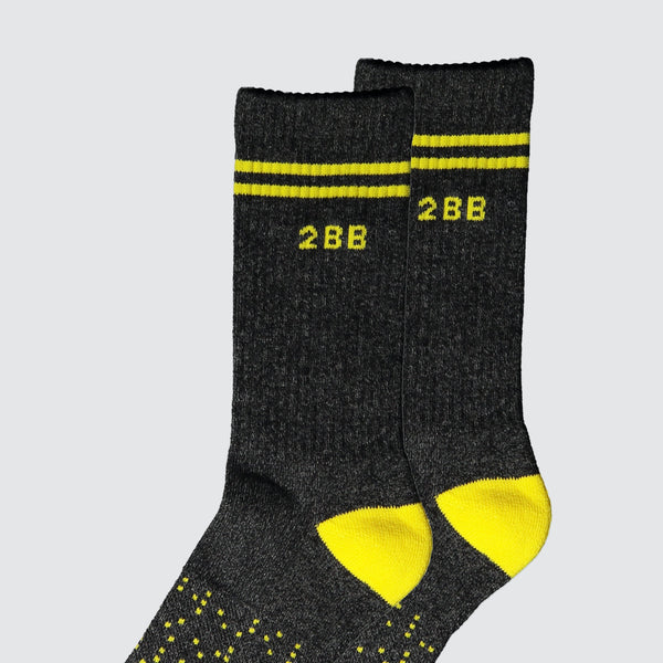 Two Blind Brothers - SOCK COLLECTION Yellow Calf Sock Yellow