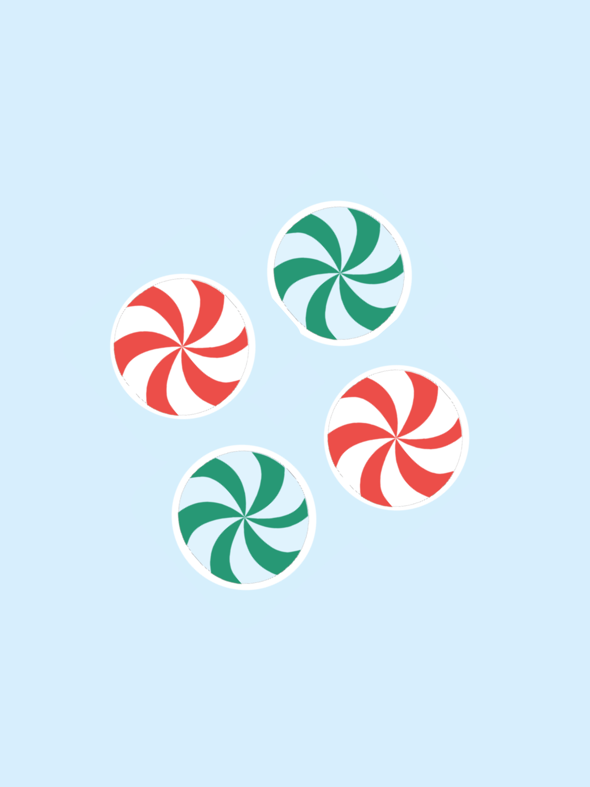 Two Blind Brothers -  Scratch & Sniff Gingerbread Stickers all