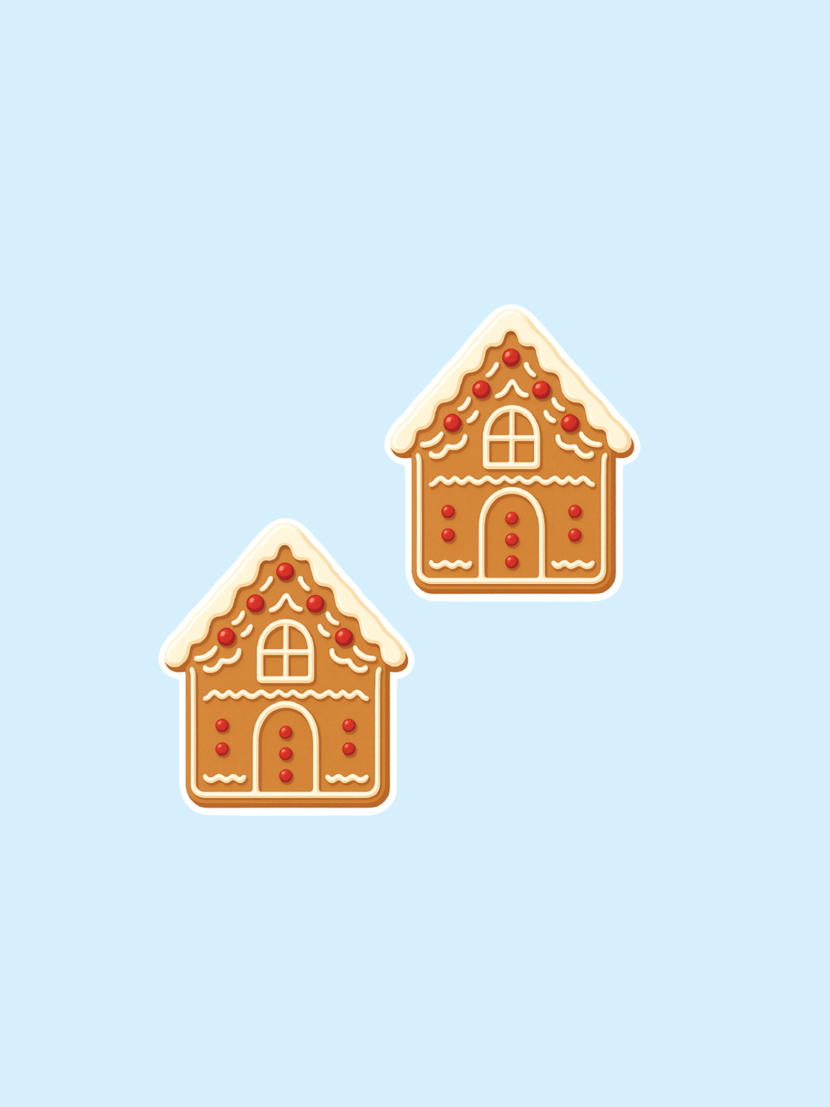 Two Blind Brothers -  Scratch & Sniff Gingerbread Stickers all