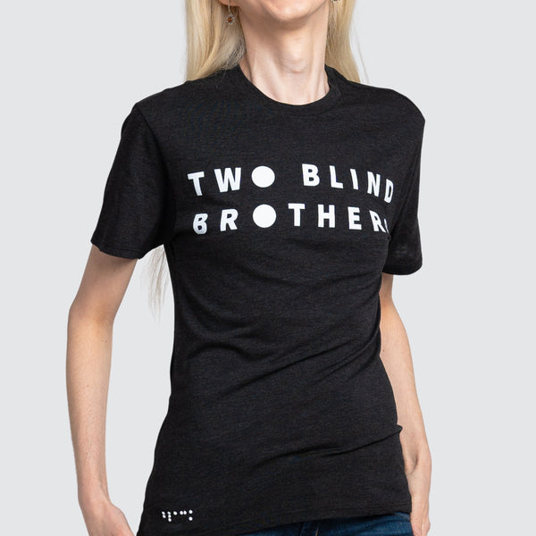 Two Blind Brothers - Womens 2BB Logo Graphic Crewneck Charcoal