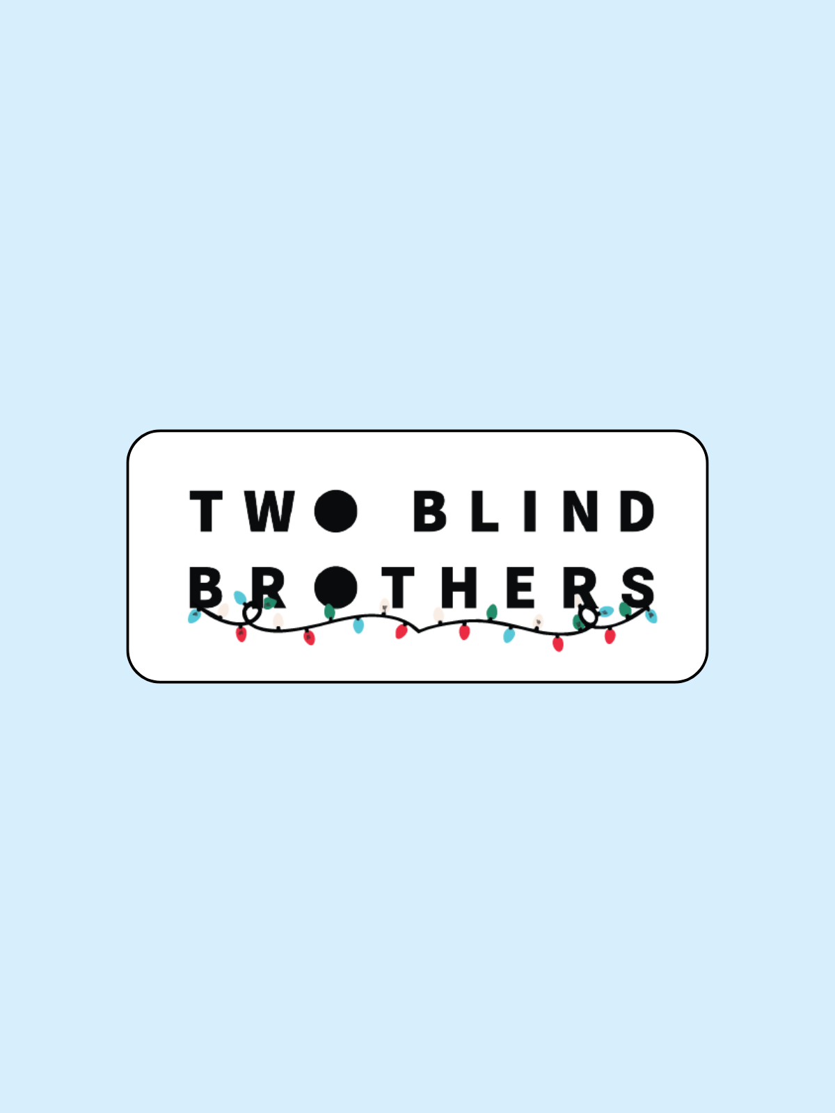 Two Blind Brothers -  Scratch & Sniff Gingerbread Stickers all