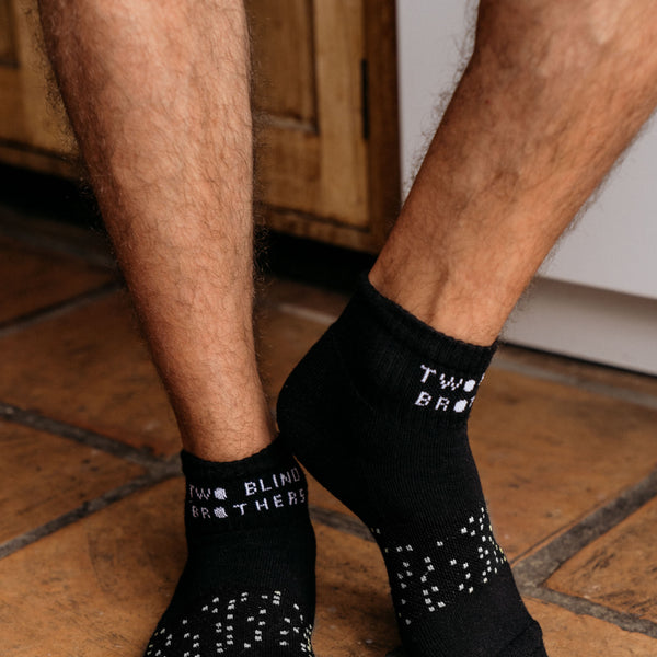 Two Blind Brothers - Gift Coolmax Quarter Socks Black