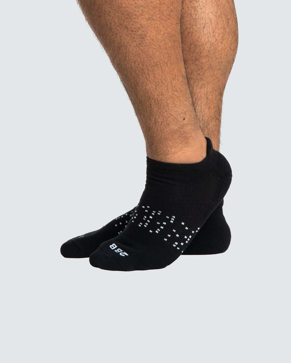 Two Blind Brothers - SOCK COLLECTION Black Ankle Sock Black