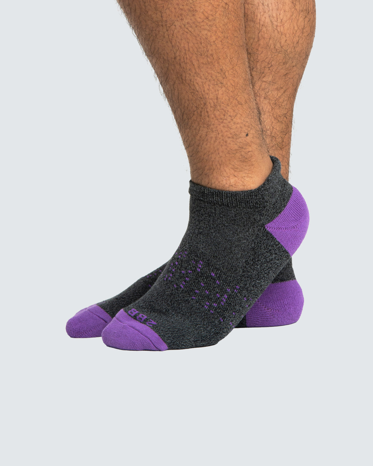 Two Blind Brothers - Gift 2BB Rainbow Ankle Sock Bundle (6 Pairs) purple