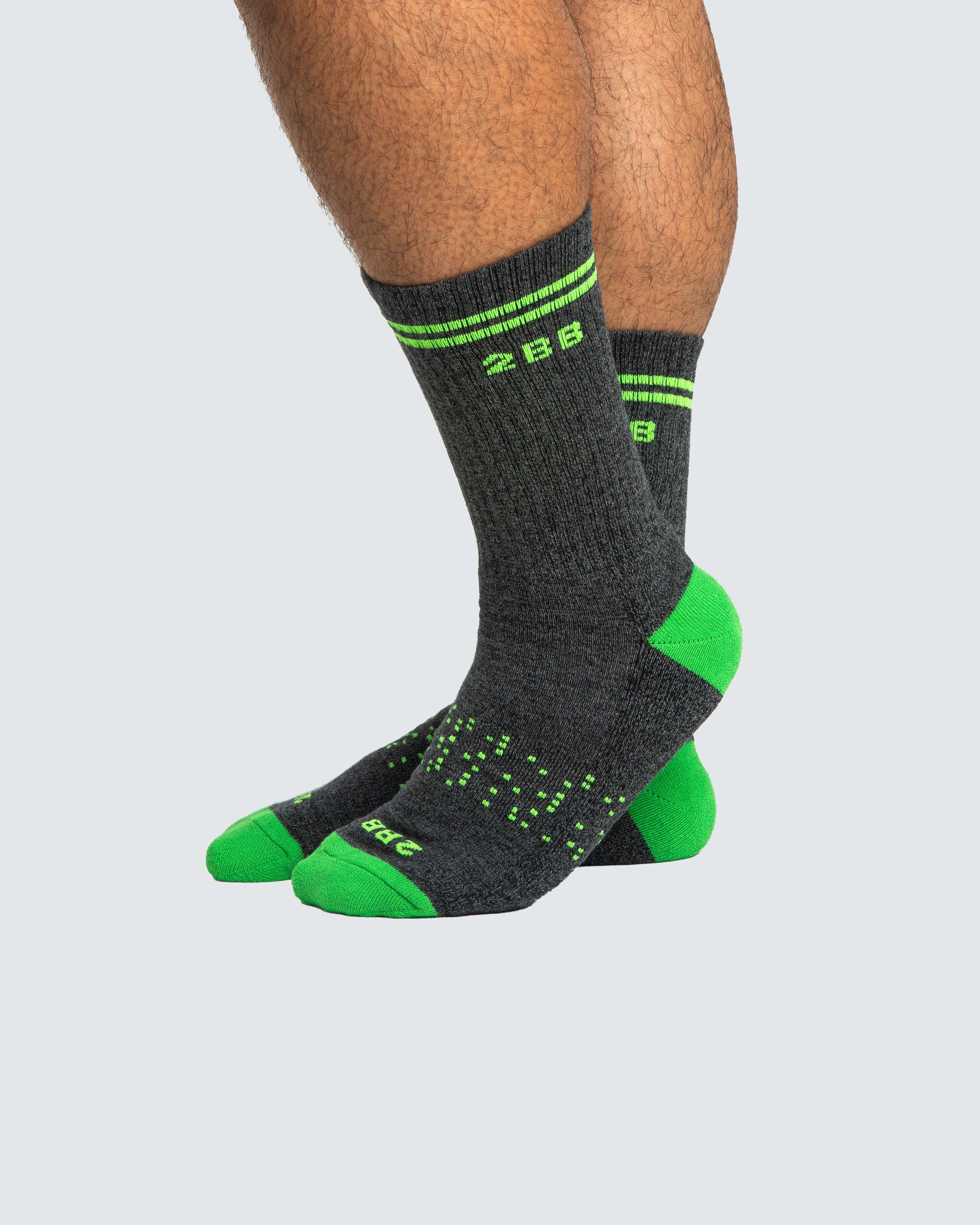 Two Blind Brothers - Gift Calf Socks Green