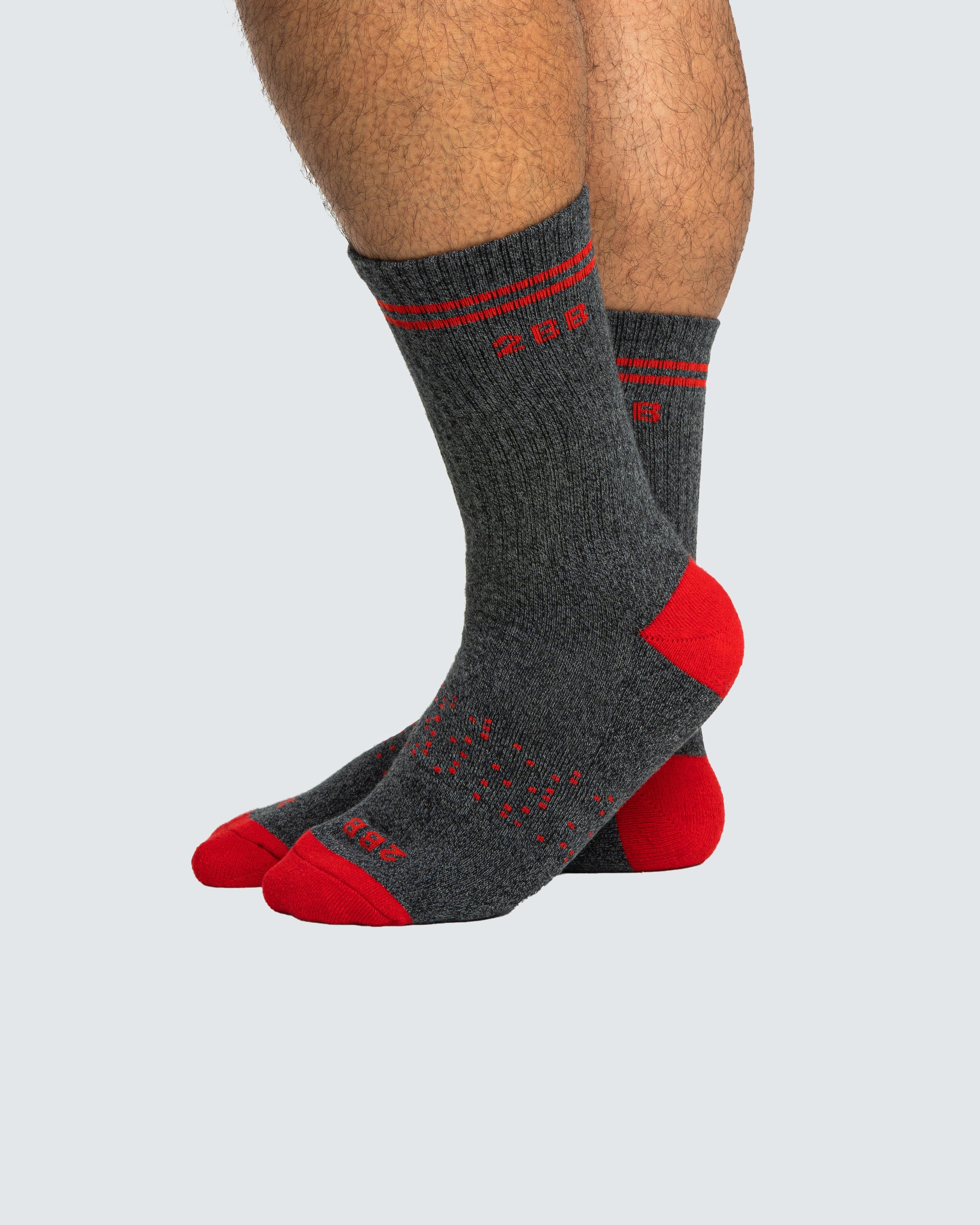 Two Blind Brothers - Gift Calf Socks Red