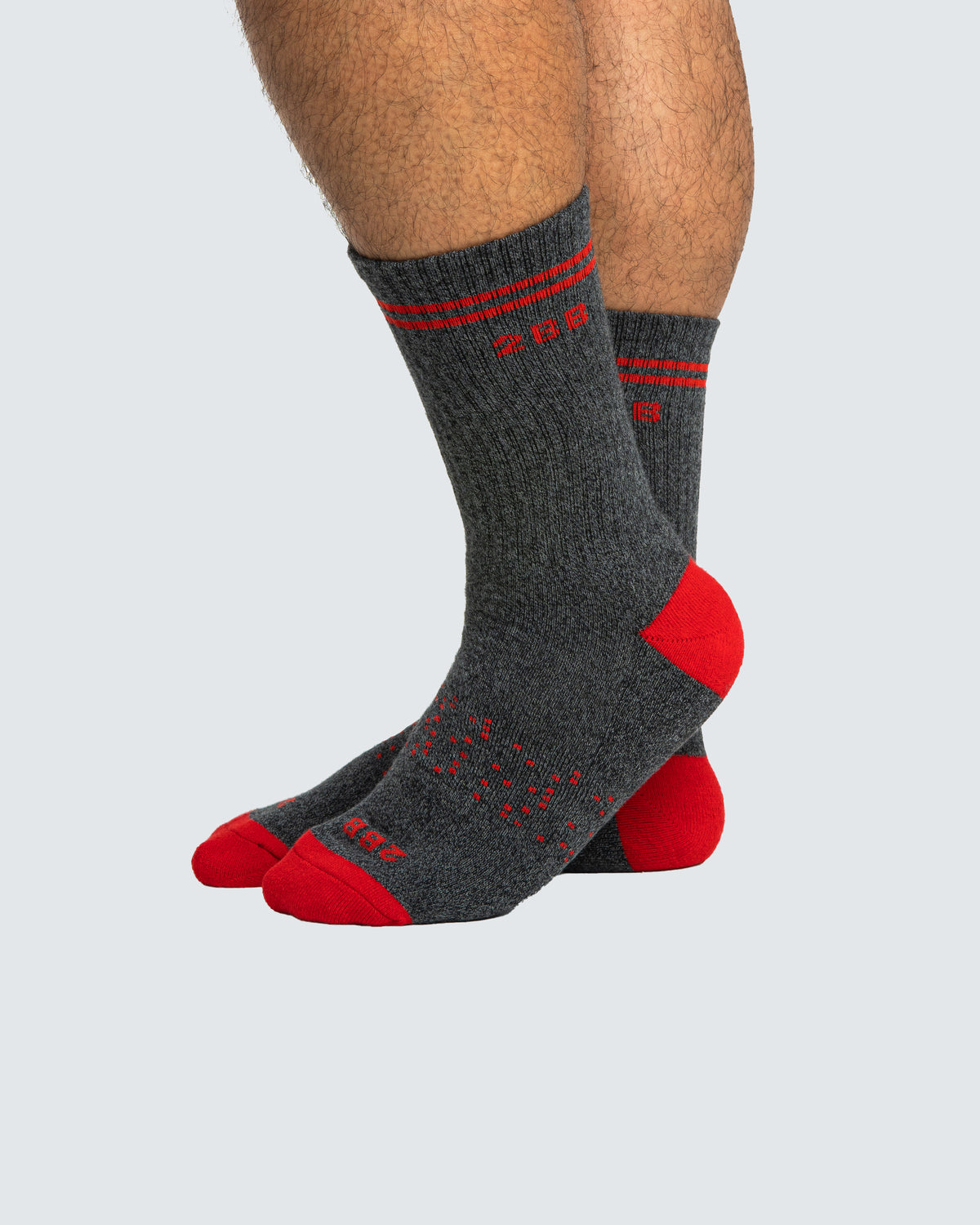 Two Blind Brothers - SOCK COLLECTION Red Calf Sock Red