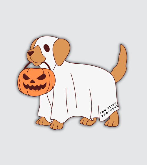 Guide Dog Ghost Sticker