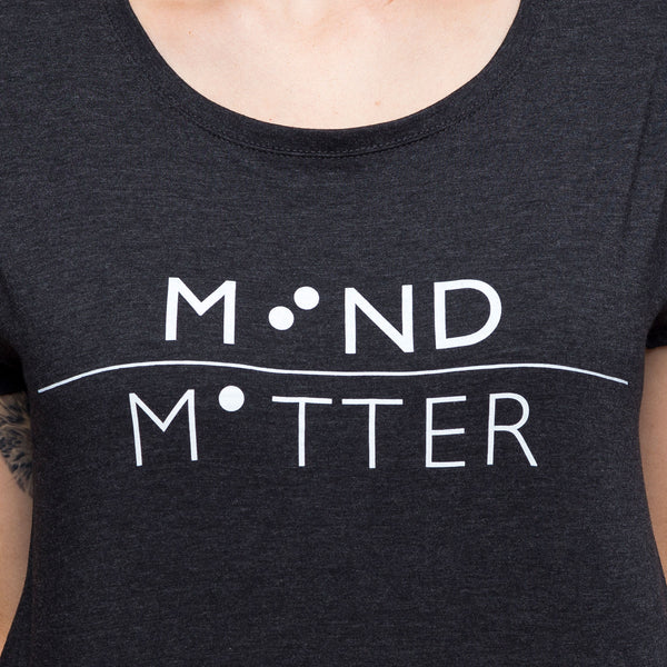 Two Blind Brothers - Womens Women's "Mind Over Matter" Graphic Dolman Black