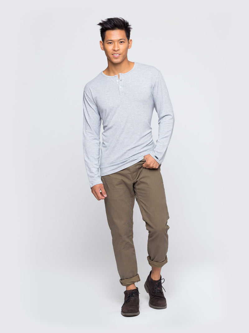 Men's Long Sleeve Henley – Two Blind Brothers