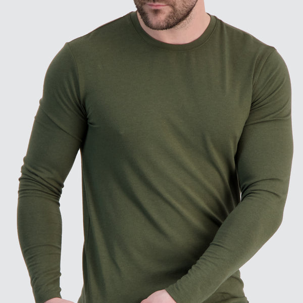 Two Blind Brothers - Mens Men's Long Sleeve Crewneck Forest