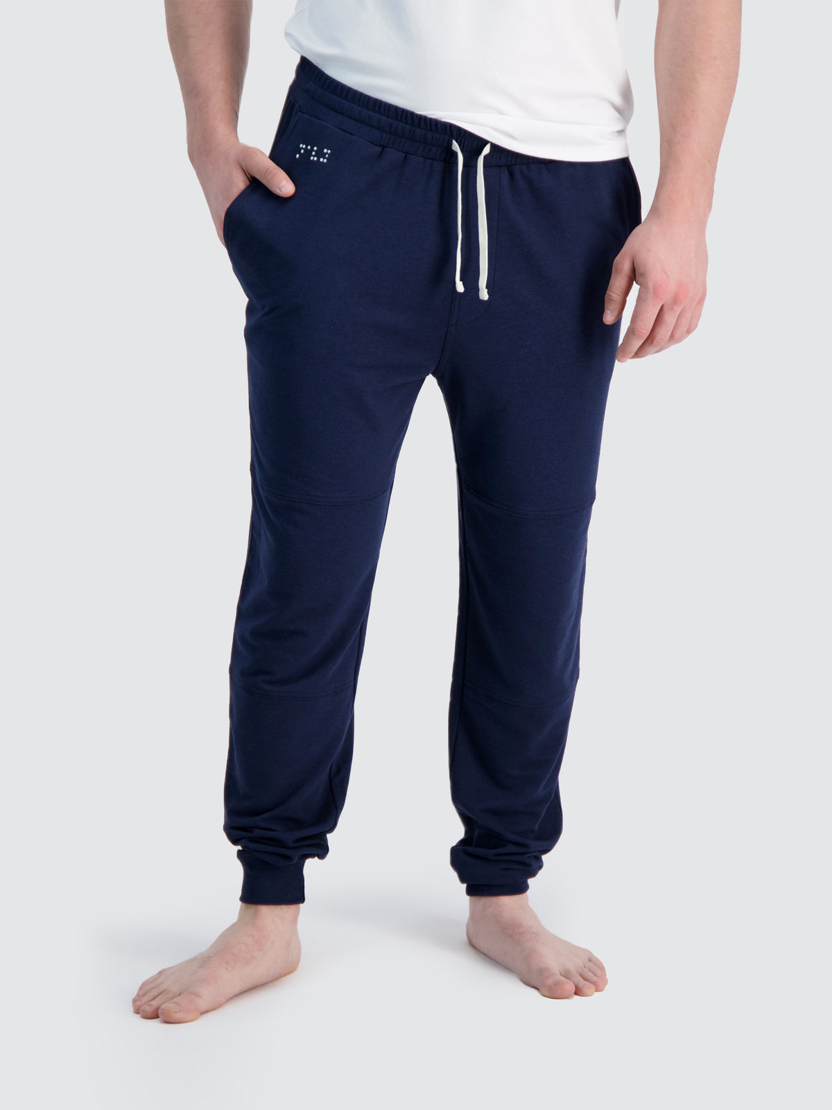 Two Blind Brothers - Mens Men's French Terry Jogger Navy