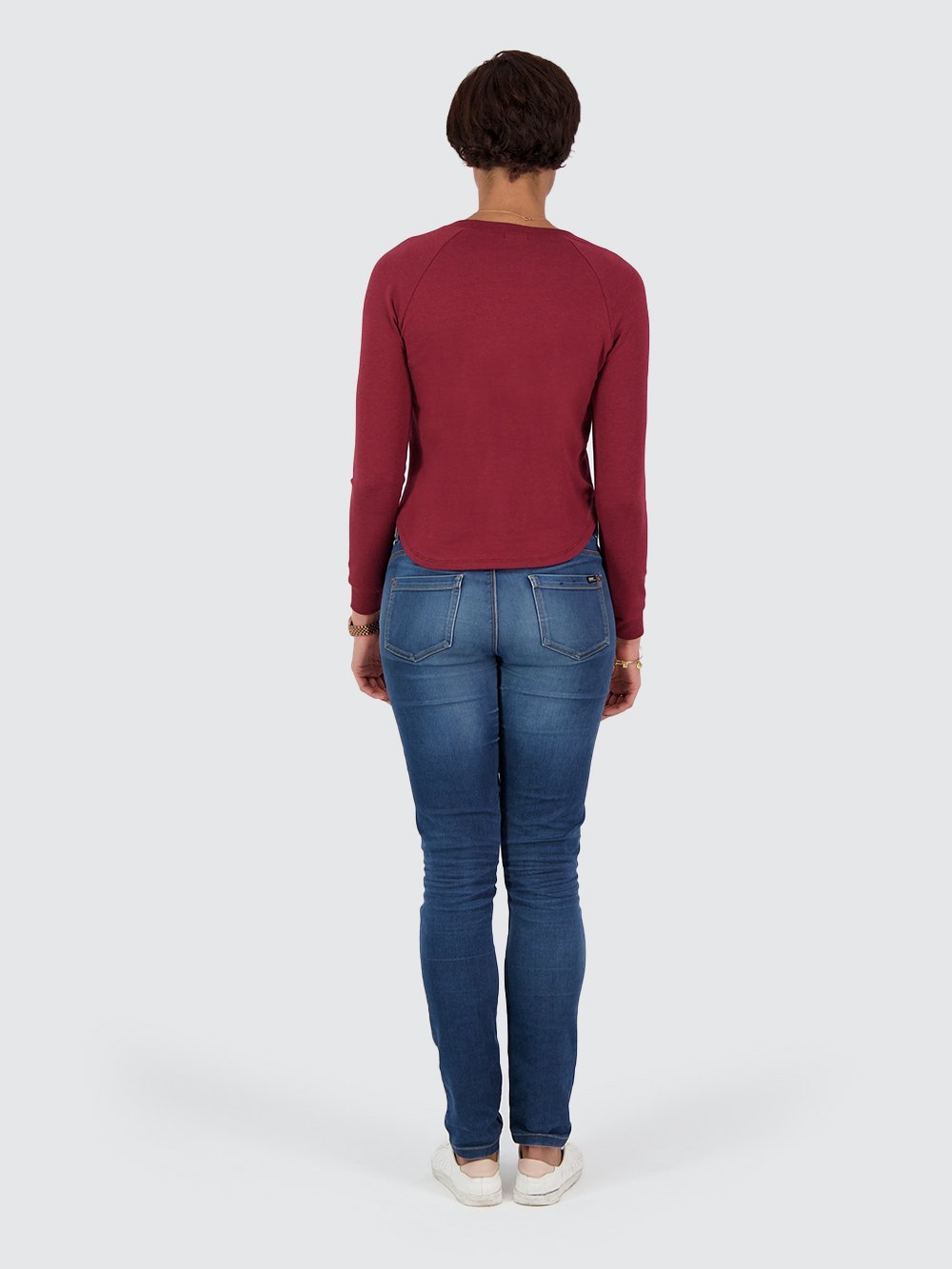 Two Blind Brothers - Womens Women's LS Raglan Maroon