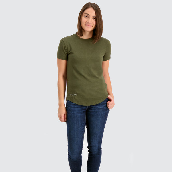 Two Blind Brothers - Womens Women's Short Sleeve Crewneck Forest