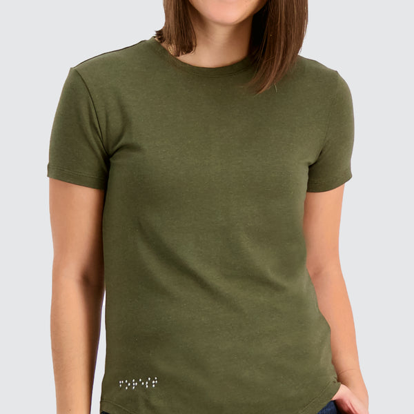 Two Blind Brothers - Womens Women's Short Sleeve Crewneck Forest