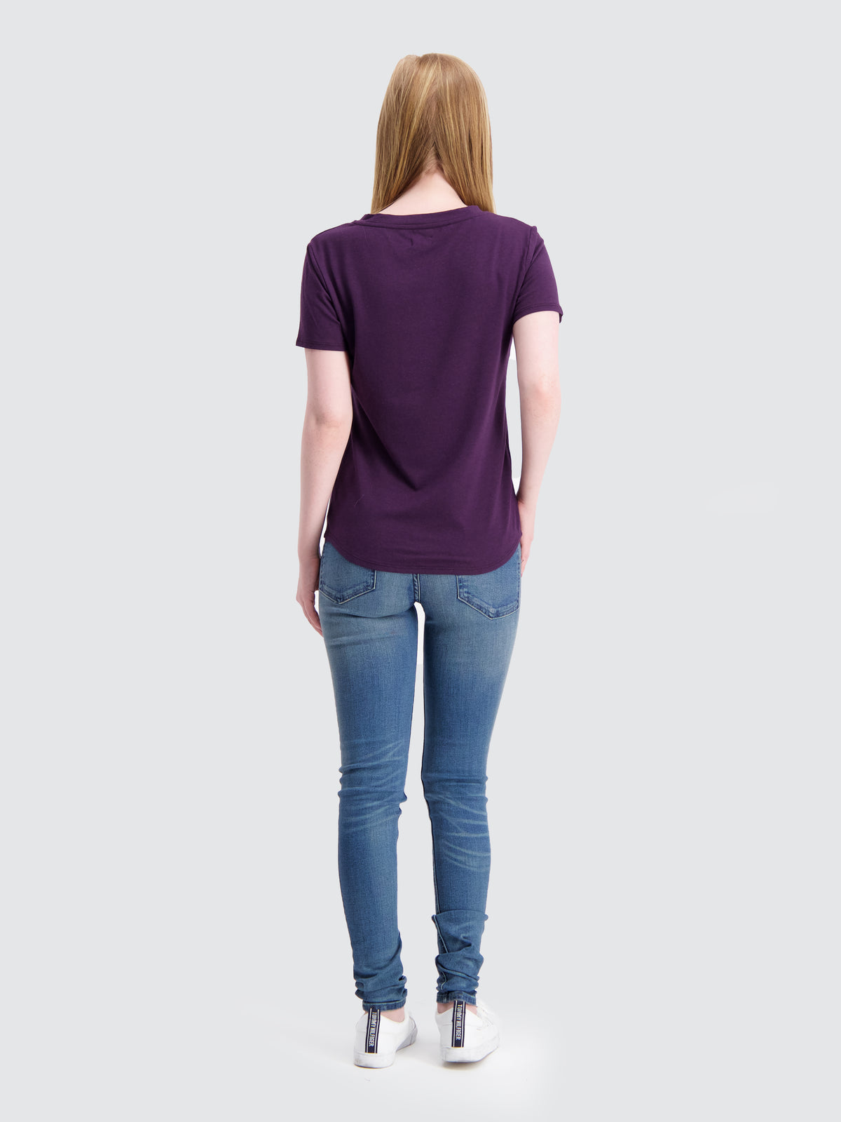 Two Blind Brothers - Womens Women's SS Henley Plum
