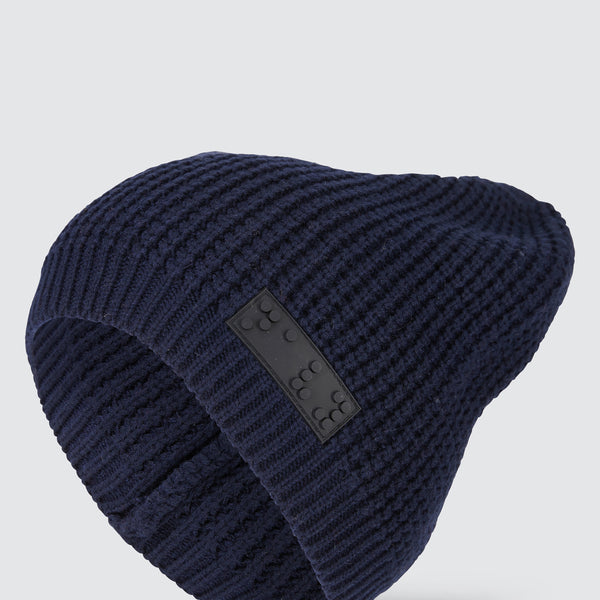 Two Blind Brothers - Gift Waffle Knit Beanies Navy