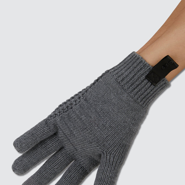 Two Blind Brothers - Gift Waffle Knit Gloves Grey