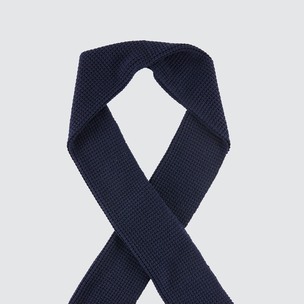 Two Blind Brothers - Gift Waffle Knit Scarf Navy