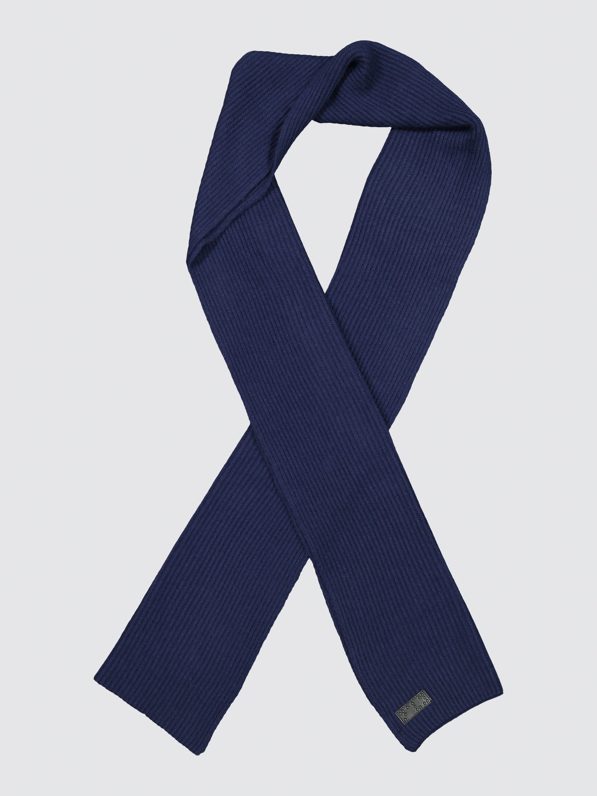 Two Blind Brothers - Gift Scarf Ribbed Knit Navy